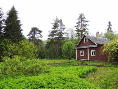 Ormanda Cottage. Bulutlu gün