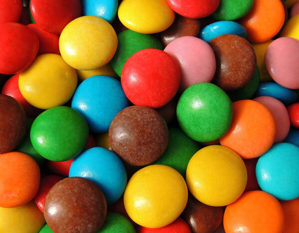 Multi-colored candy