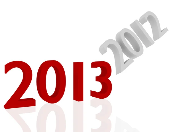 3D render 2013 att bli 2012 — Stockfoto