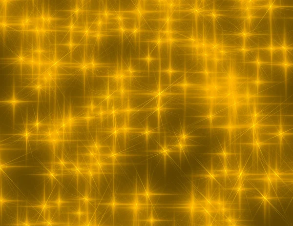Render 3d di uno sfondo stellato arancione — Foto Stock