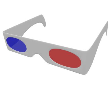 3d gözlük, 3D render