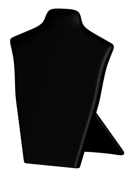 Renderização 3d de um suporte de exibição de colar preto — Fotografia de Stock