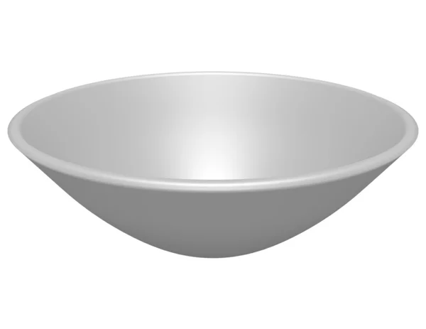 3d Render of a Bowl Isolated on White — Stock Photo, Image