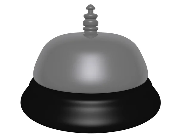 3d Render of a Silver Hotel Bell — Stock Photo, Image