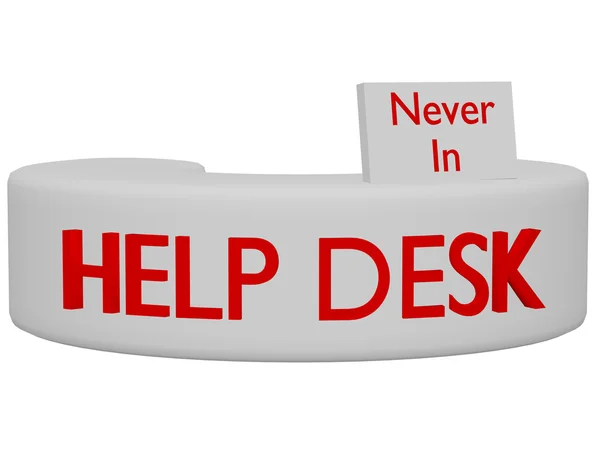 3D Renderizado de un Help Desk —  Fotos de Stock