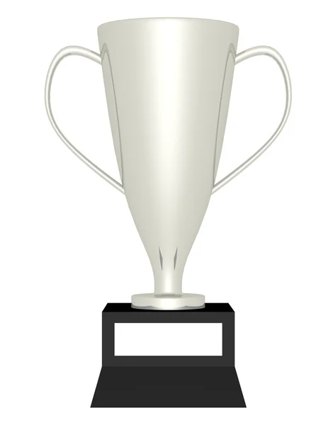 3D renderização de um troféu de prata — Fotografia de Stock