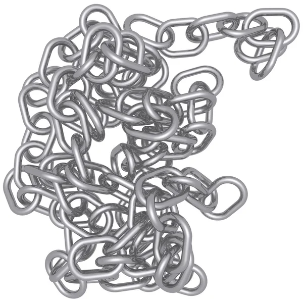 3d Render of a Chain in a Pile — Stock Photo, Image