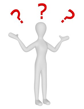 belirsiz bir gelecek bakacak bir kadın 3D render