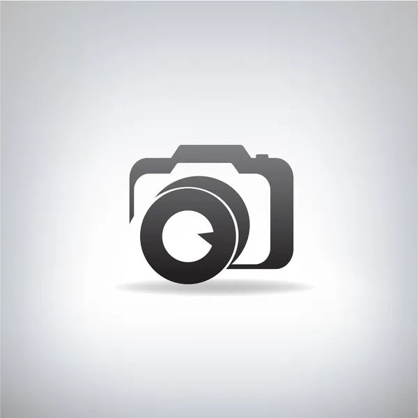 Στυλιζαρισμένη φωτογραφία κάμερα — Διανυσματικό Αρχείο