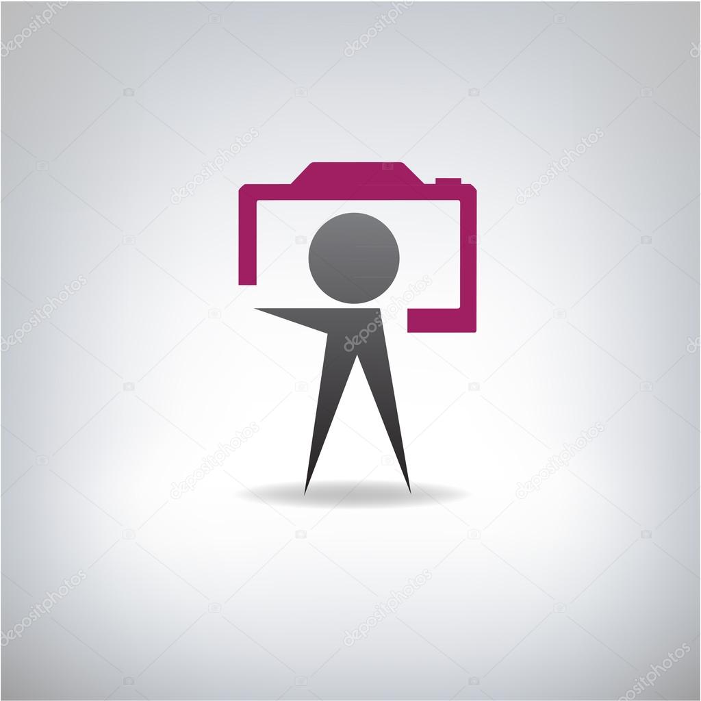 Stylized photo camera