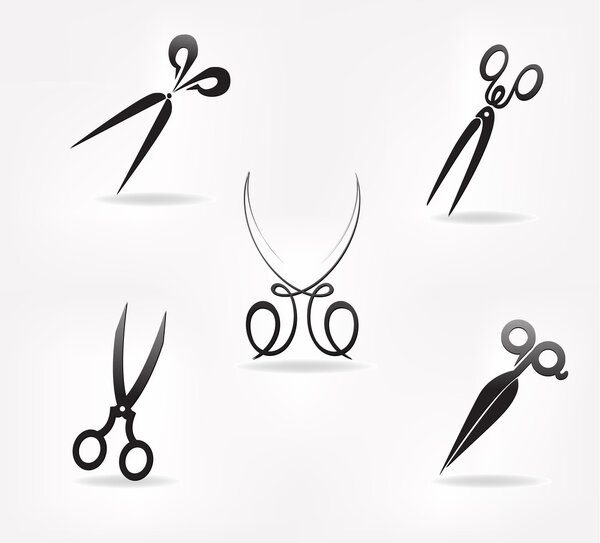 scissors. stylization.