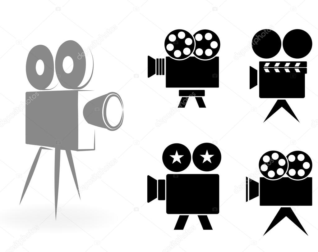 Icons of video cameras Stock Vector Image by ©matsiash 31414313