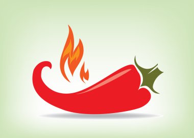 Red hot pepper clipart