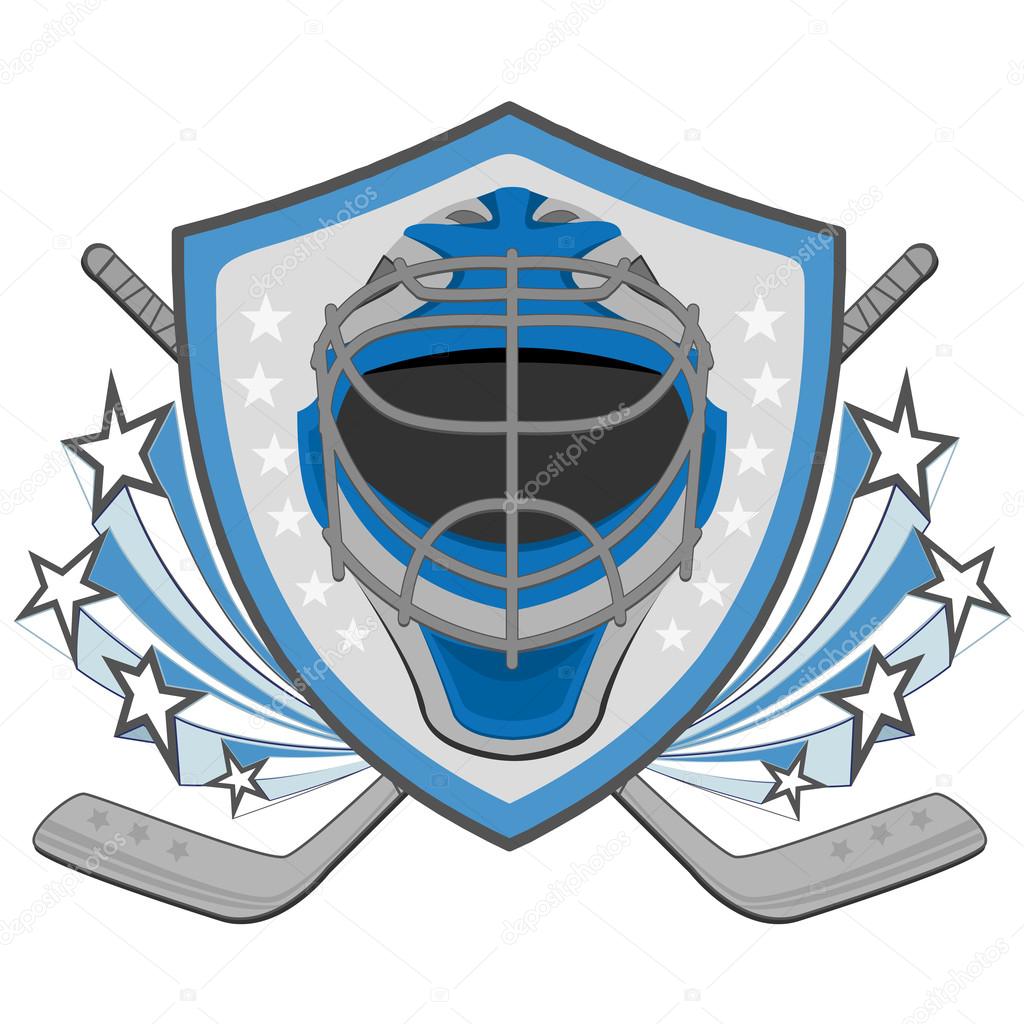 Ice hockey labels, badges