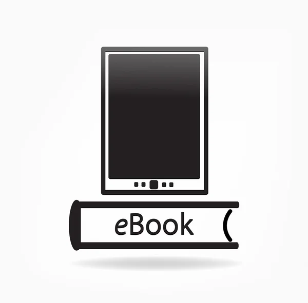 Konzept des elektronischen Buches - Vektorillustration — Stockvektor