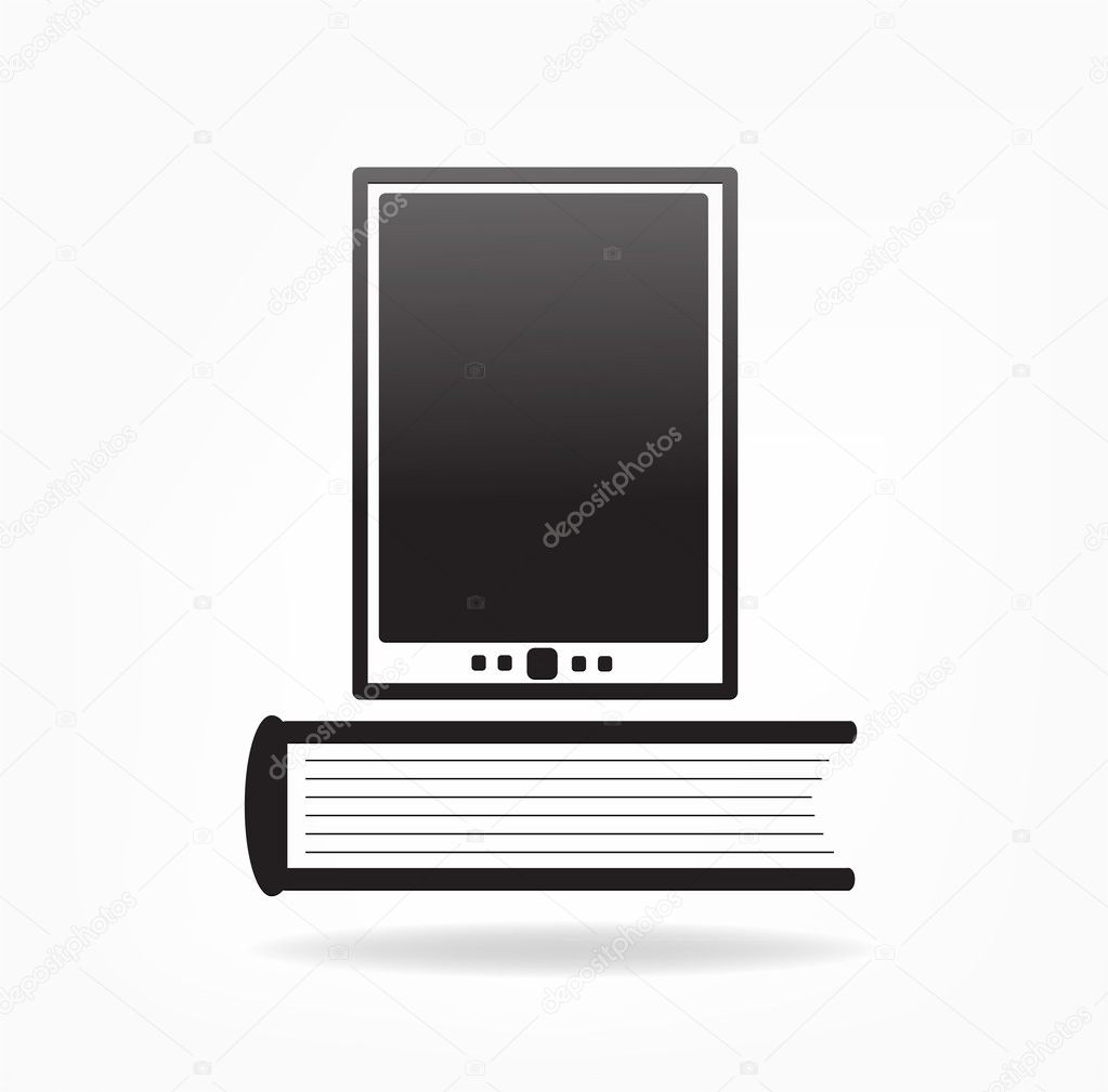 Electronic book concept vector illustration Stock Vector Image by