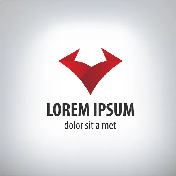 Beyaz bir arka plan üzerinde izole boğa soyut