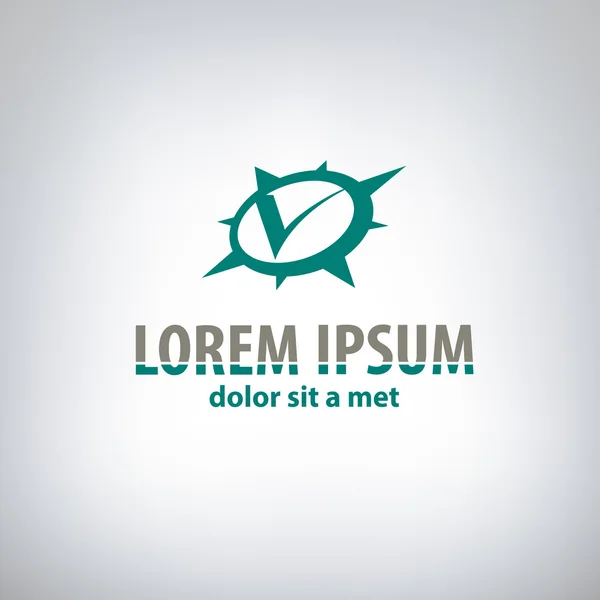 Pusula kurumsal logo — Stok Vektör