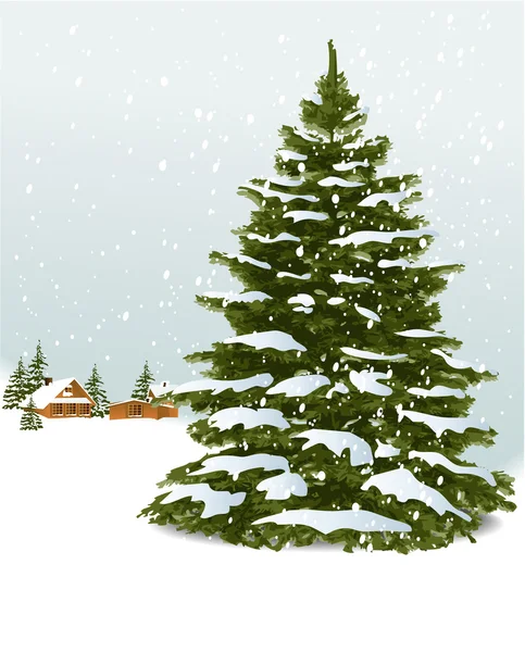 Árbol de Navidad — Archivo Imágenes Vectoriales