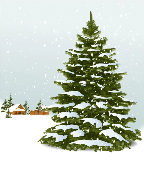 Árbol de Navidad — Vector de stock