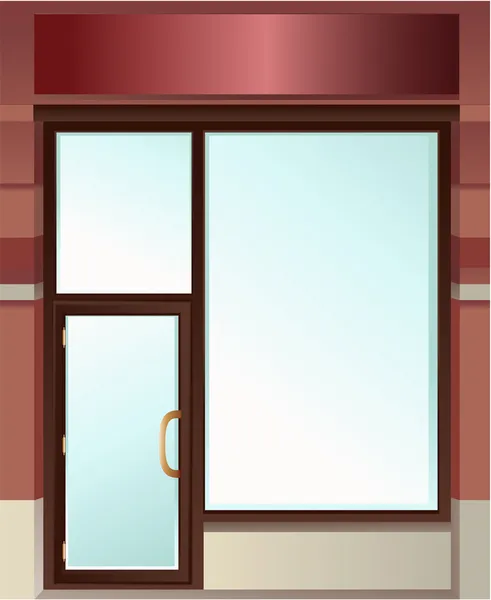 Shop window — Stock Vector