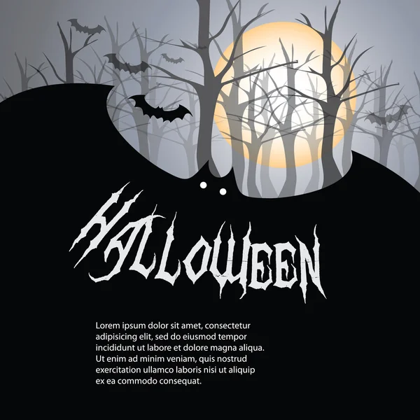 Halloween hátteret — Stock Vector