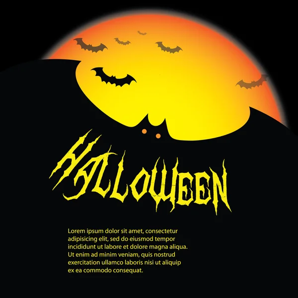 Halloween bakgrund — Stock vektor