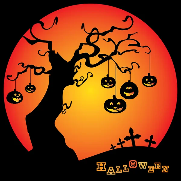 Fundo de Halloween — Vetor de Stock