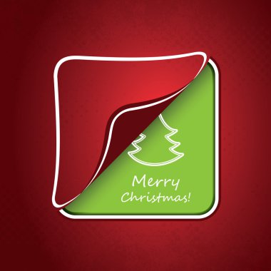 Noel el ilanı veya kapak tasarımı