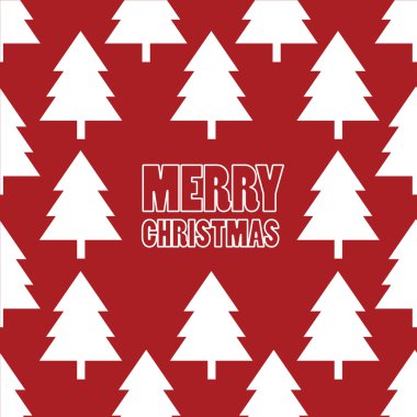 Noel kartı şablonu vektör