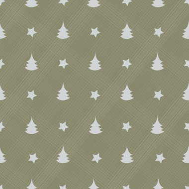 Dikişsiz yıldız ve çamlar arka plan
