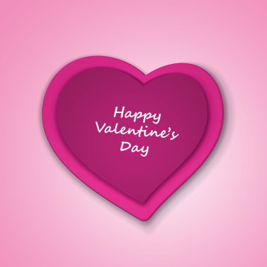 Sevgililer günü kartı.