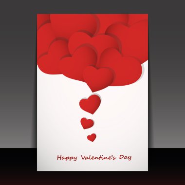 Sevgililer günü kartı.