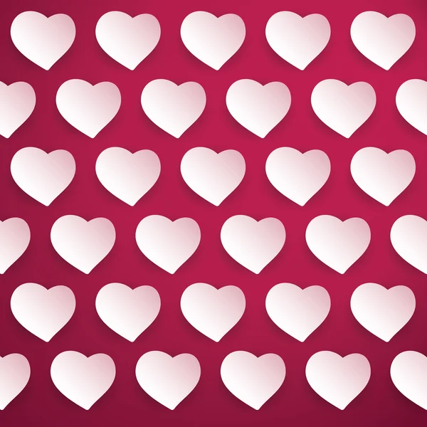 Fondo de corazones para el día de San Valentín — Vector de stock