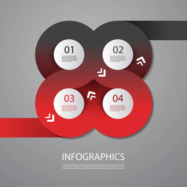 Couverture infographique — Image vectorielle
