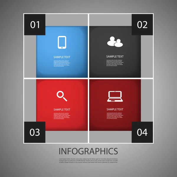 Infographic Design — Stock Vector