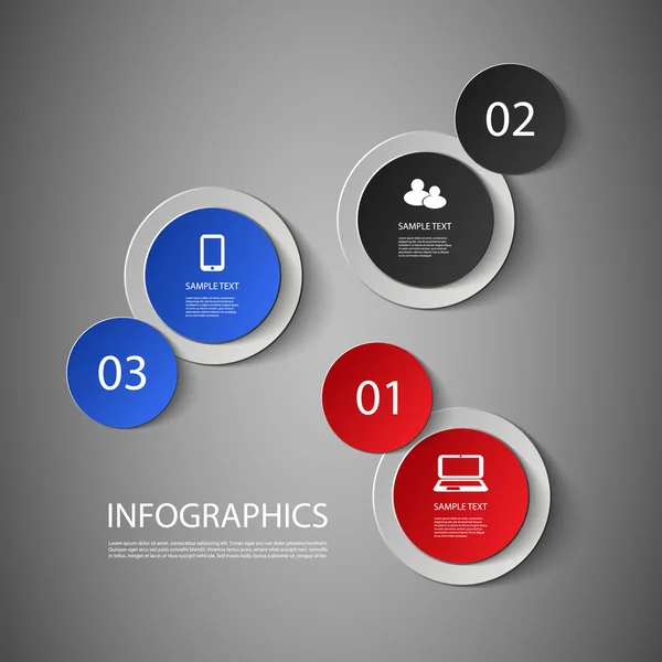 Infografik-Design — Stockvektor
