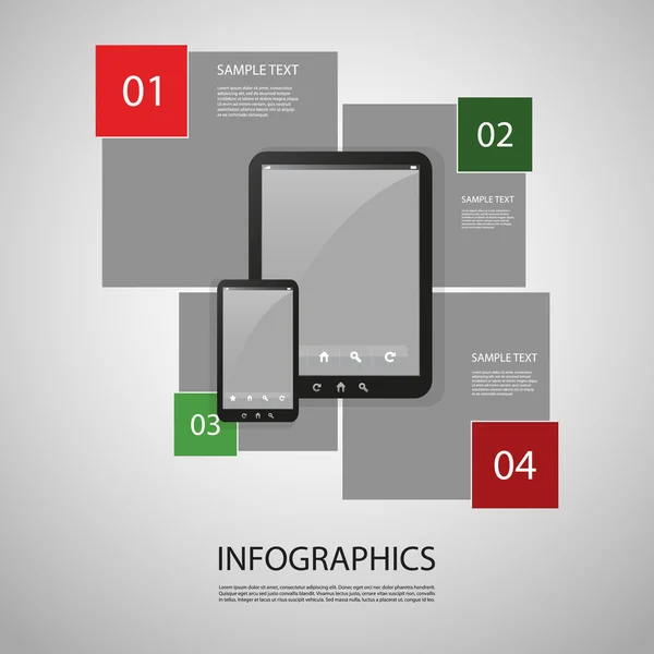 Infografik-Design — Stockvektor