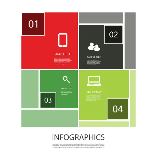 Infografik-Design — Stockvektor