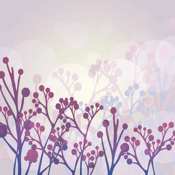 Abstract Floral Vector Background — Stock Vector