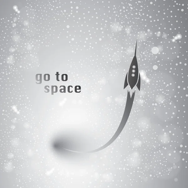 Ir para o ícone do espaço —  Vetores de Stock