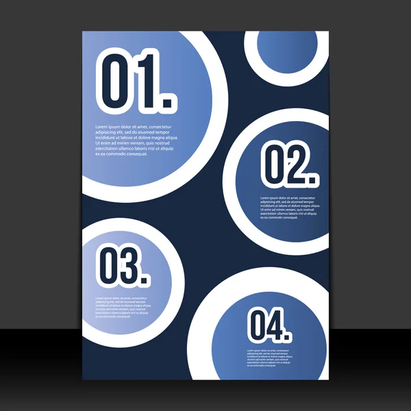 Folheto ou design de capa — Vetor de Stock