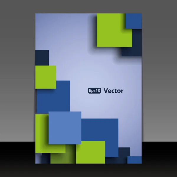 Folleto o diseño de portada — Vector de stock