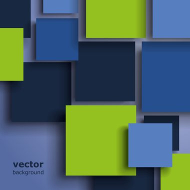 alt gölgeler ile kareler