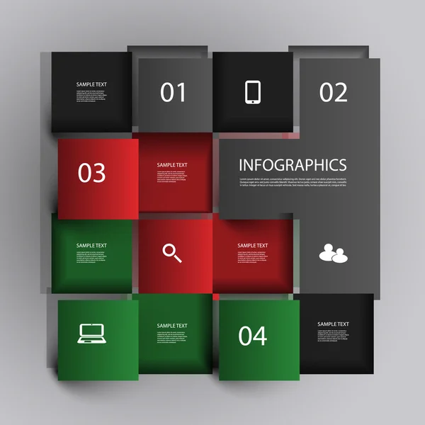 Infografik-Design — Stockvektor