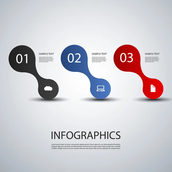 Progettazione infografica — Vettoriale Stock