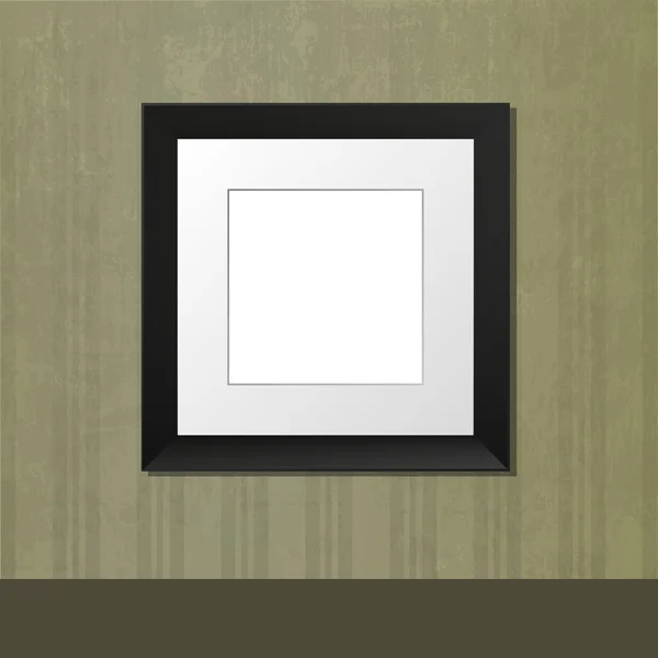 Cadre sur le mur — Image vectorielle