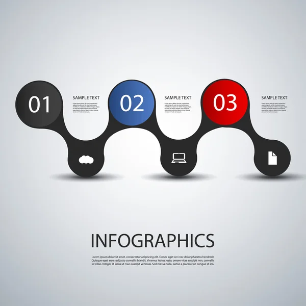 Infografik-Design — Stockvektor