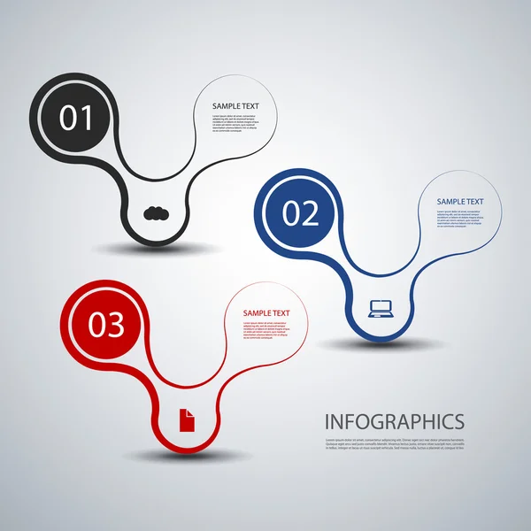 Desenho infográfico — Vetor de Stock