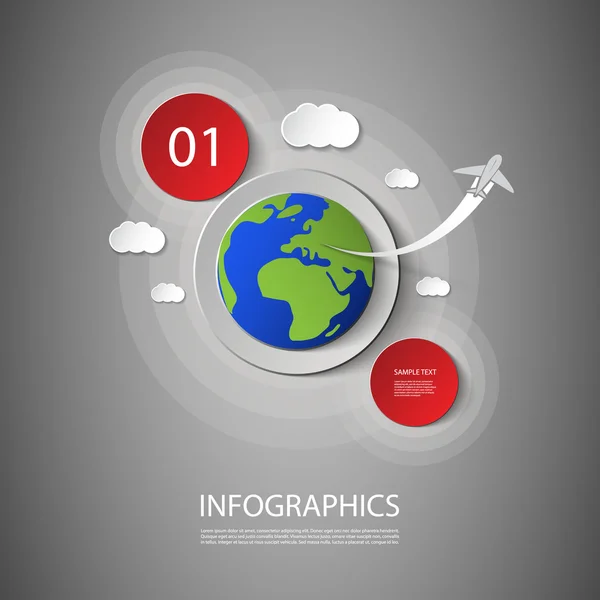 Desenho infográfico — Vetor de Stock